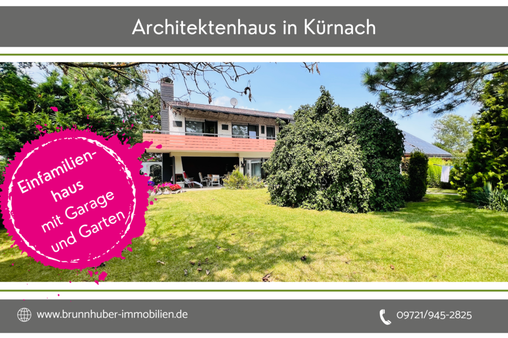 519 Architektenhaus in Kürnach zu verkaufen